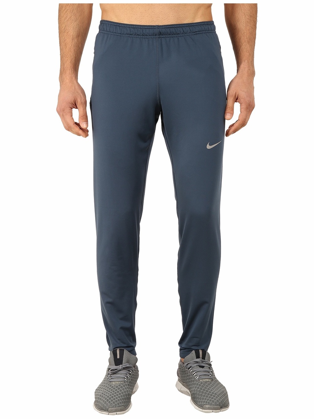 Nike Slate Blue Men's Dri-Fit Running Track Pants